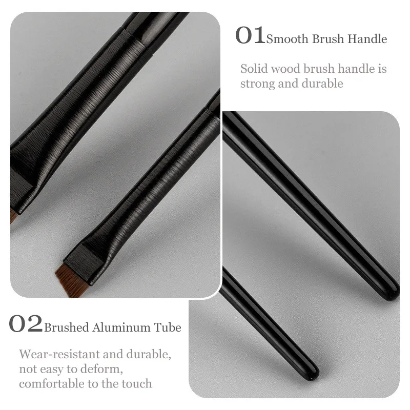 

Eyebrow Brush Eyeliner Brush Professional Small Angled Eyebrow Brush Brow Contour Brush Fine Eyeliner Brush Makeup Tools