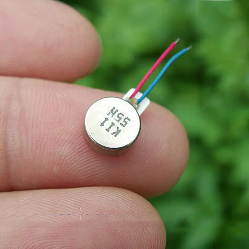 8mm*3.4mm DC 3V 3.7V Micro 8mm Round Motor Button Coin Type Vibration Vibrating Small Tiny Vibrator DIY Toy Massager | Строительство и