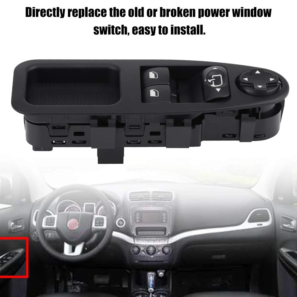 Power Master Window Mirror Lifter Switch Control Button for Fiat Scudo Citroen Jumpy Peugeot Expert 2007-2016 6554.ZJ Auto Parts |