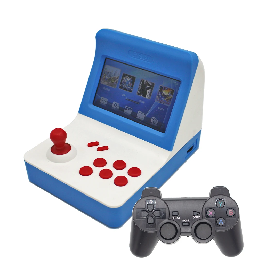 PSA MINI GAME BOX Best popular handheld arcade retro machine with gamepad portable classic console 2 player 3140 games add more