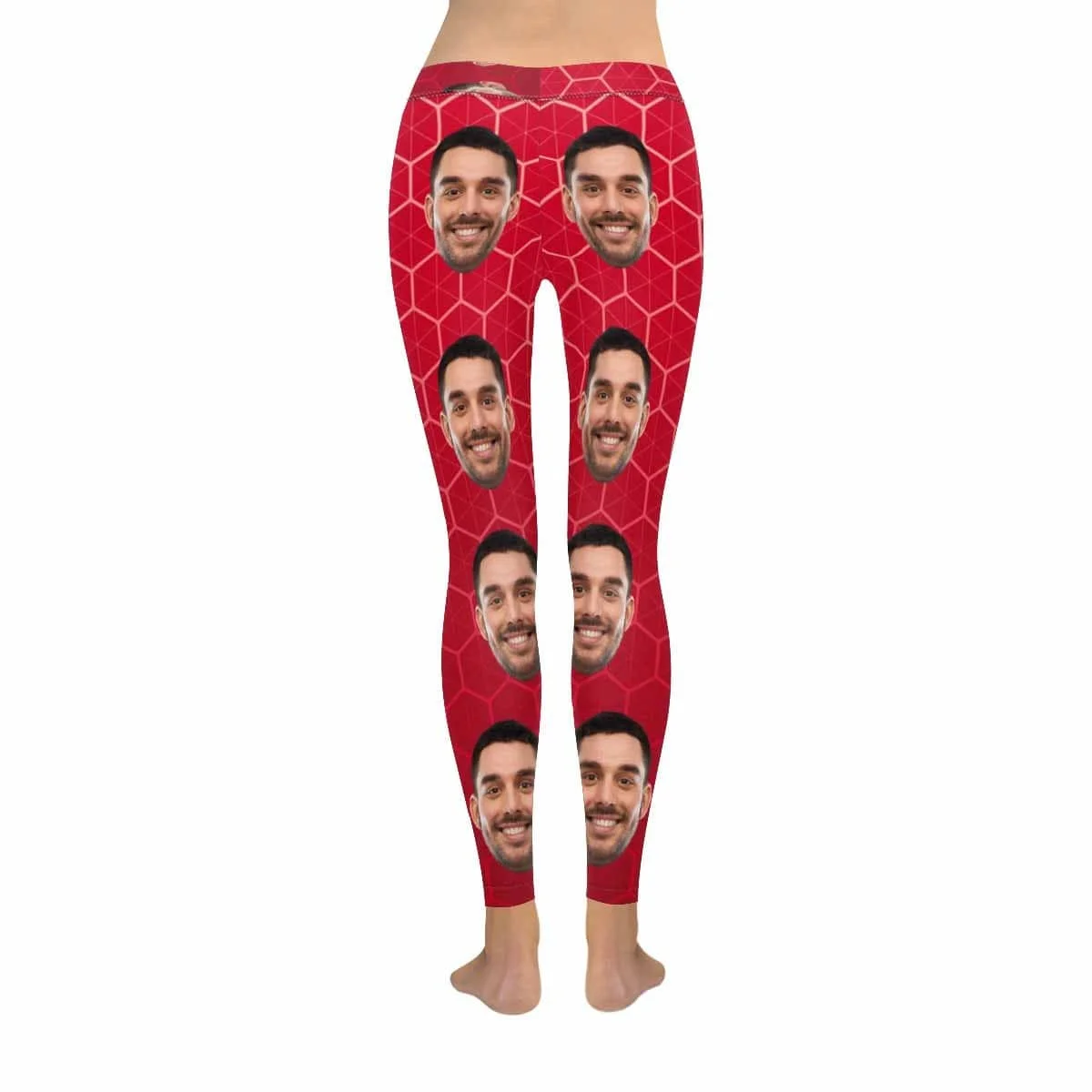

Custom Face Honeycomb All-Over Low Rise Yoga Leggings