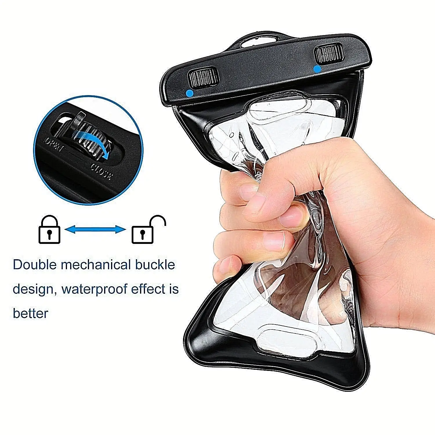 Водонепроницаемый подводный чехол сухие сумки с карманами для мобильного