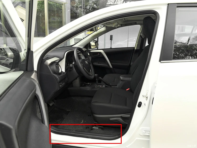 Для TOYOTA Rav4 XA50 декоративные аксессуары внутренняя дверная Накладка на порог Накладка Kick шаг накладка