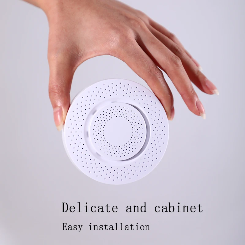 

tuya Smart Smoke Detector Sensor Zigbee 3.0 Fire Alarm Monitor Sound Alert Home Security APP Work with Alexa Google Assistant