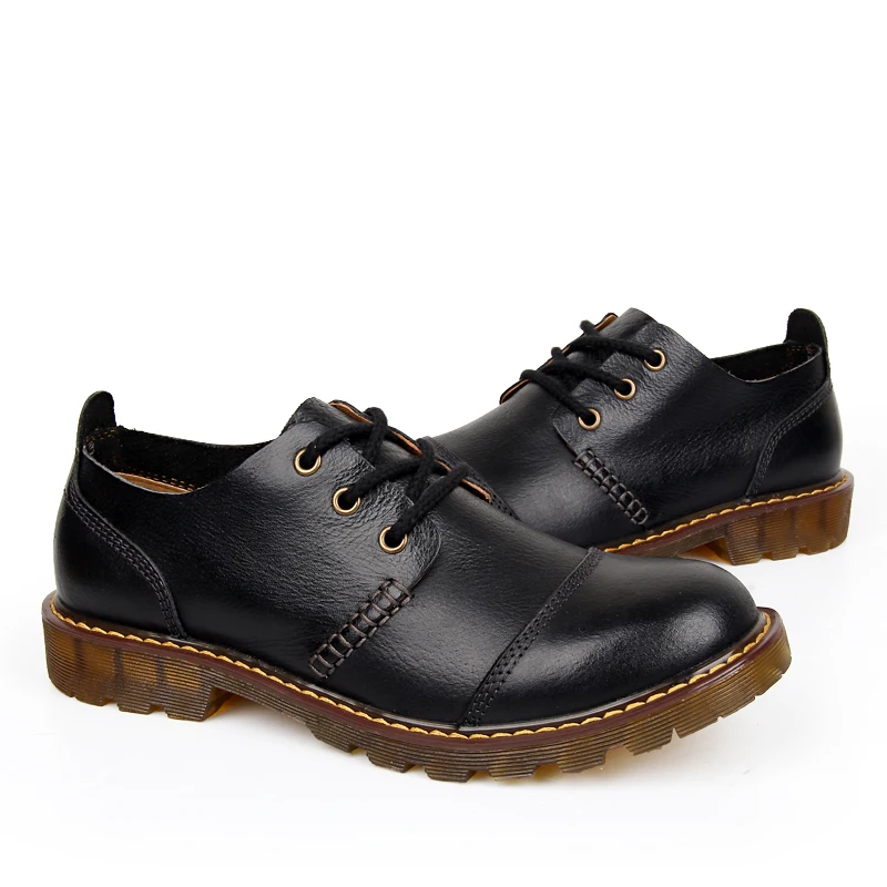 Brand Handmade Breathable Men's Shoes Top Quality Dress Men Flats Fashion Genuine Leather Casual | Обувь