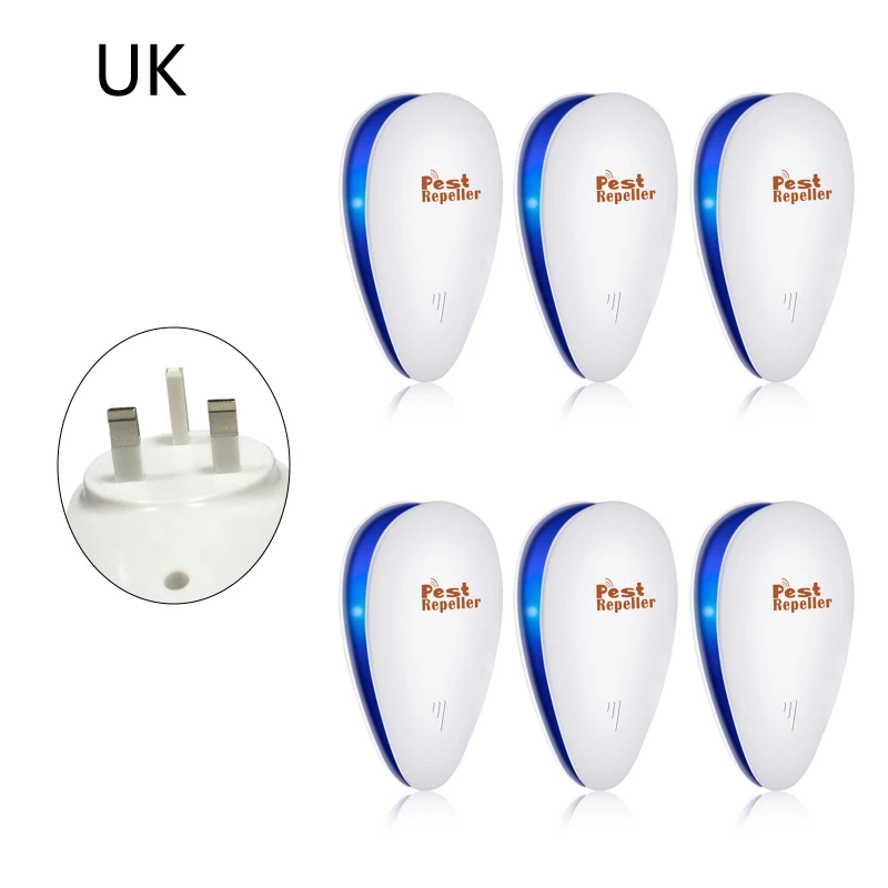 

Ultrasonic Pest Repeller, Upgrade Electronic Plug-in Pest Control Pest Repellent 6 Pack for Rodents, Ants, Cockroaches, 28GF
