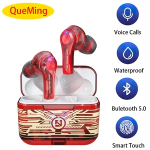 ts 200 tws earphones bluetooth 5 0 wireless headphones music waterproof earbuds gaming headset with mic for android ios oppo free global shipping