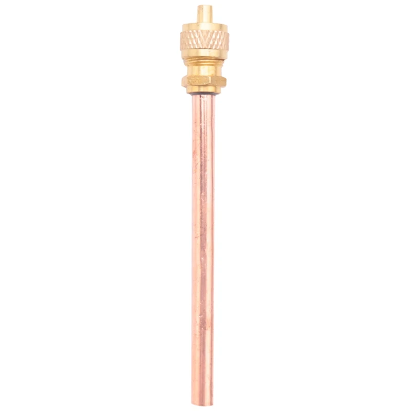 

10 Valve 1/4 inch SAE x 1/4 inch OD x 4 inch stem Core AC Refrigeration CNIM Hot