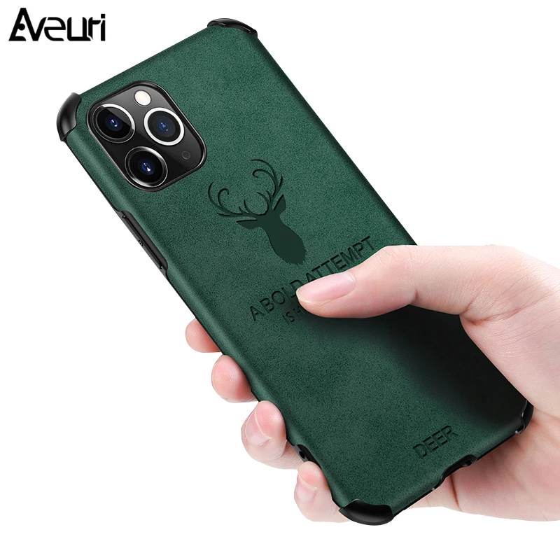 Роскошный чехол из искусственной кожи для телефона iPhone 11 Pro X XR XS MAX защитный ТПУ SE