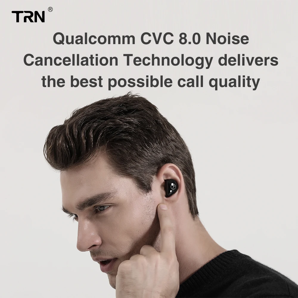TRN T200 TWS гибридные драйверы Bluetooth наушники Aptx/AAC/SBC Apt x V5.0 QCC 3020 V80/V90/V20/X6|Наушники и