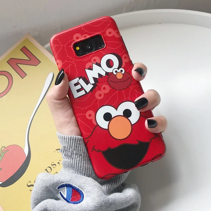 LPWZHMG чехол для телефона с изображением Элмо печенья samsung Galaxy S10 S10e Plus S8 S9 Note 8 9 |