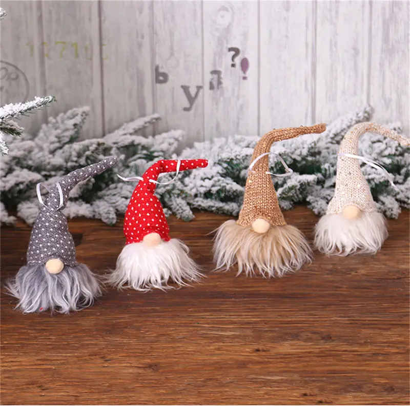 4 шт. Рождественская елка подвесное украшение в виде леса эльфа миниатюрные