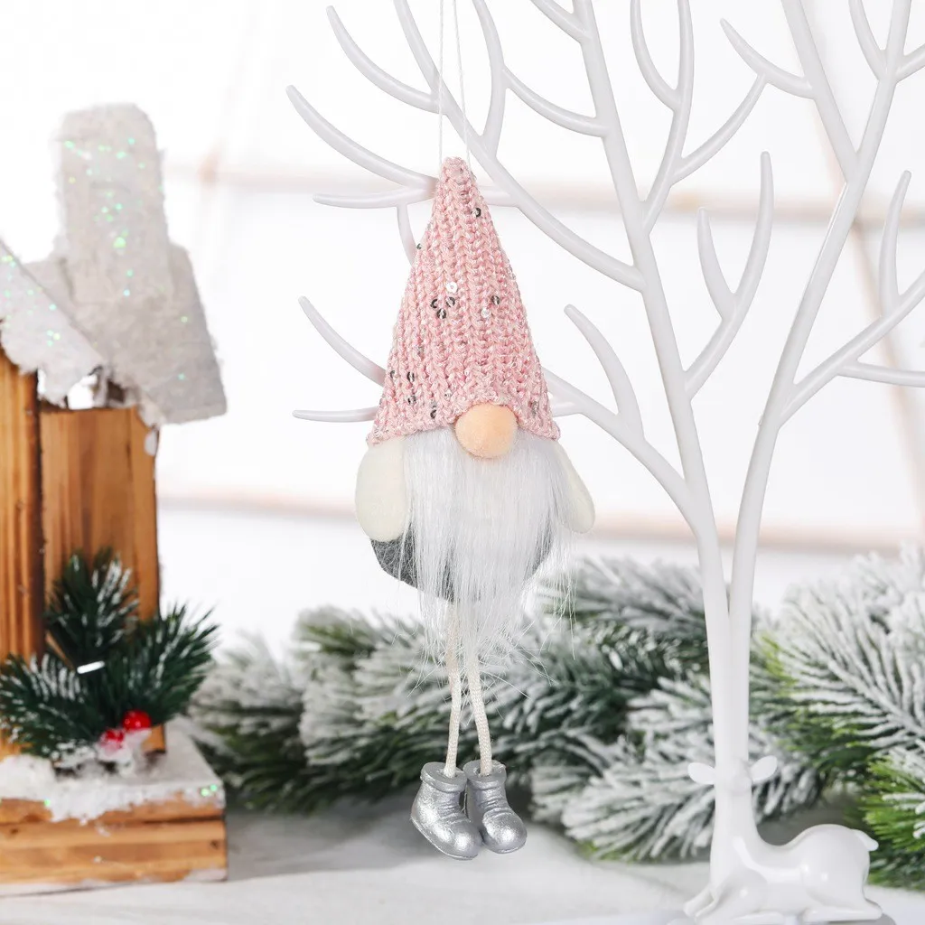 

Christmas Faceless Man Plush Doll Pendant Xmas Tree Hanging Decor Ornaments Christmas Tree Pendant Decoration Gifts Ornaments