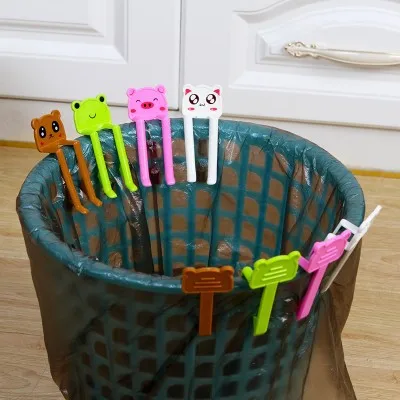 2 шт. пластиковые мешки для мусора Зажим Фиксирующий мешок Противоскользящий