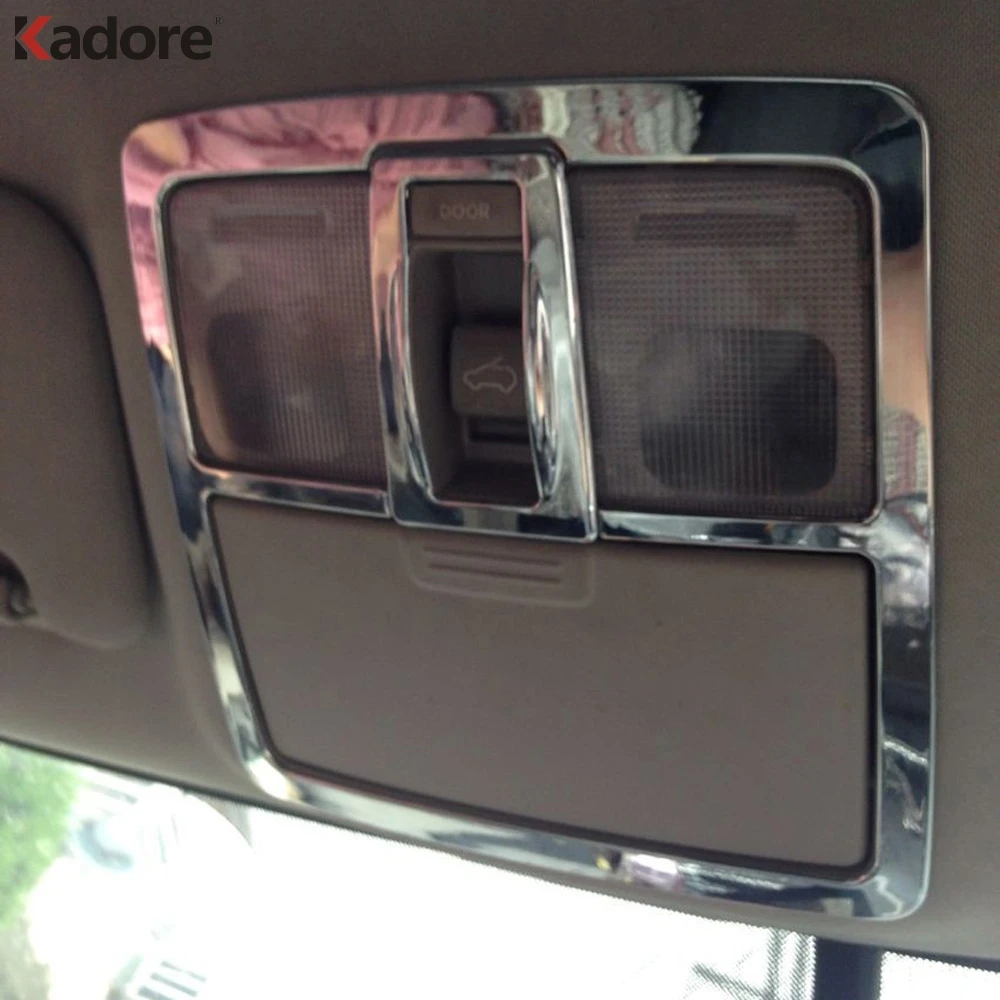 Для Kia Sportage 2011 2012 2013 2014 2015 ABS Хром Передний Задний светильник для чтения лампа