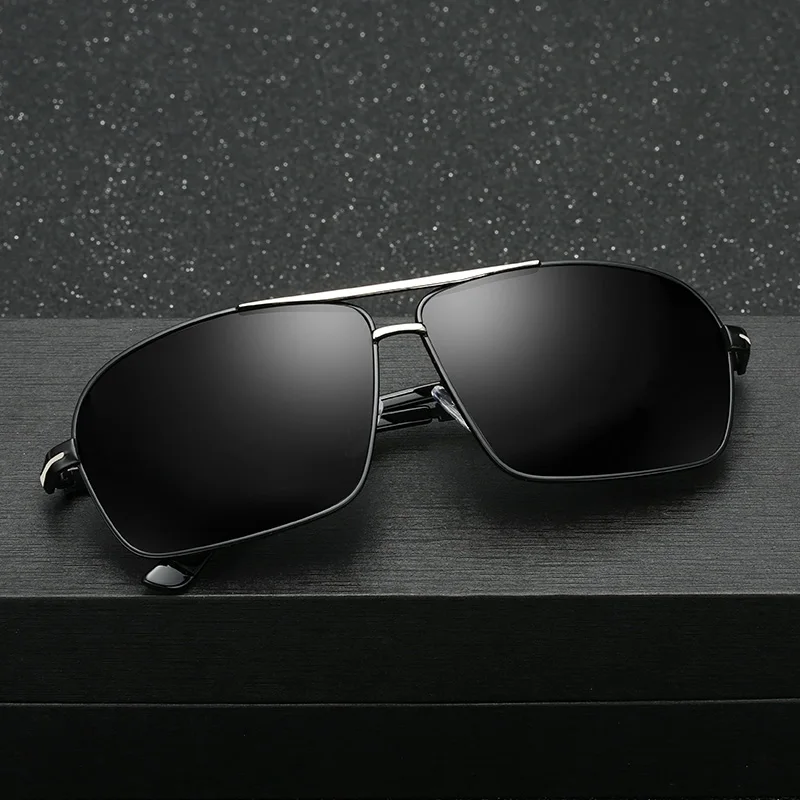 Очки солнцезащитные Мужские поляризационные прямоугольные оптические