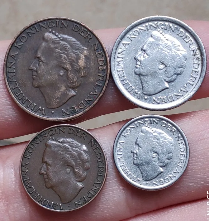 4 PCS Set Of Netherlands 1948 100% Real Genuine Comemorative Coin Original Collection | Дом и сад