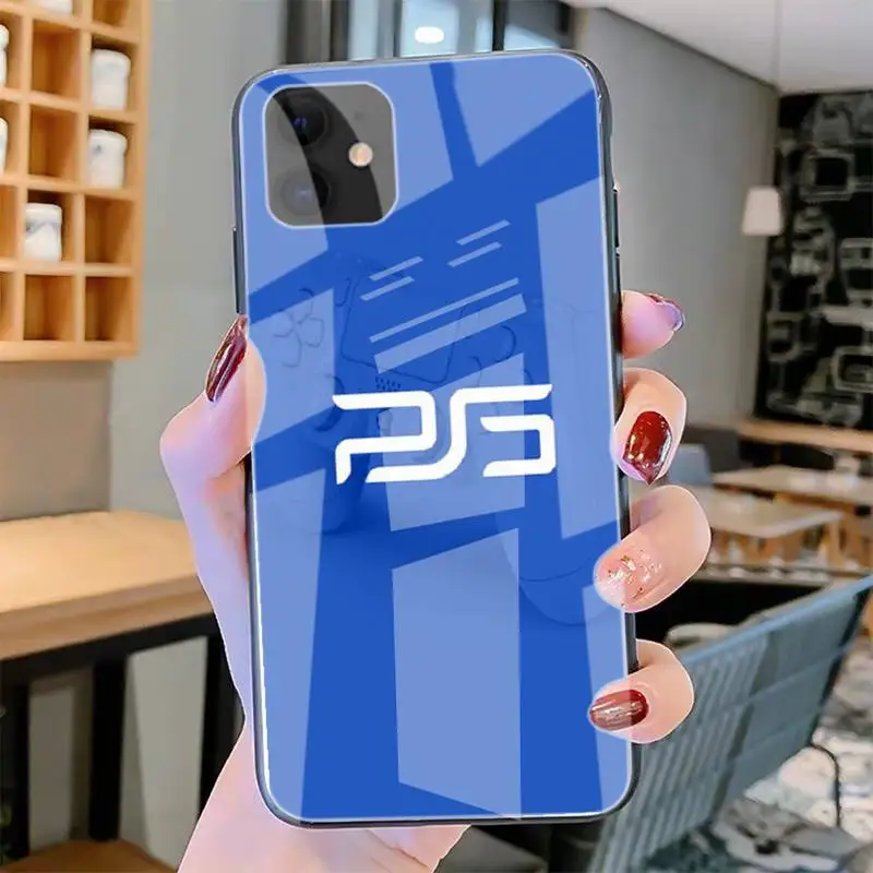 

PlayStation 5 Ps Game Phone Case Tempered Glass For Iphone6plus 6S 7 7plus 8 X XS XSmax XR 11 12 Pro Max 12mini