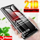 21D полное покрытие гидрогель пленка для Xiaomi Mi 11 10T Примечание 10 Lite Poco M3 X3 Redmi Note 9s 8 8T 9 K40 Pro 5G TPU Защитная пленка для экрана