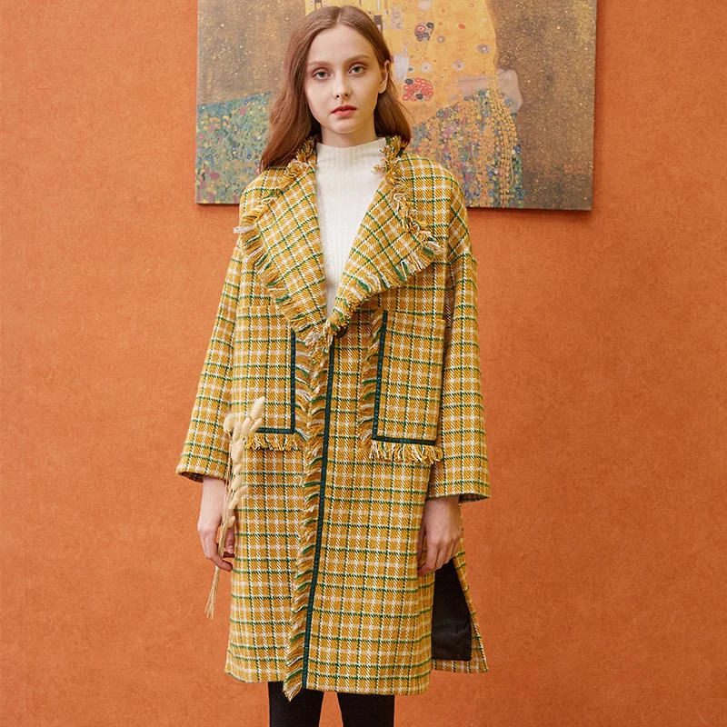 Женские клетчатое с длинным рукавом плащ женские длинные сапоги выше колена