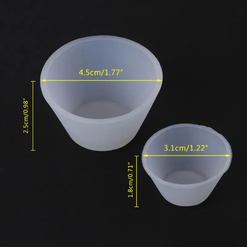 

Crystal Epoxy Silicone Mold Dispensing Measuring Cup DIY Jewelry Crafts Making