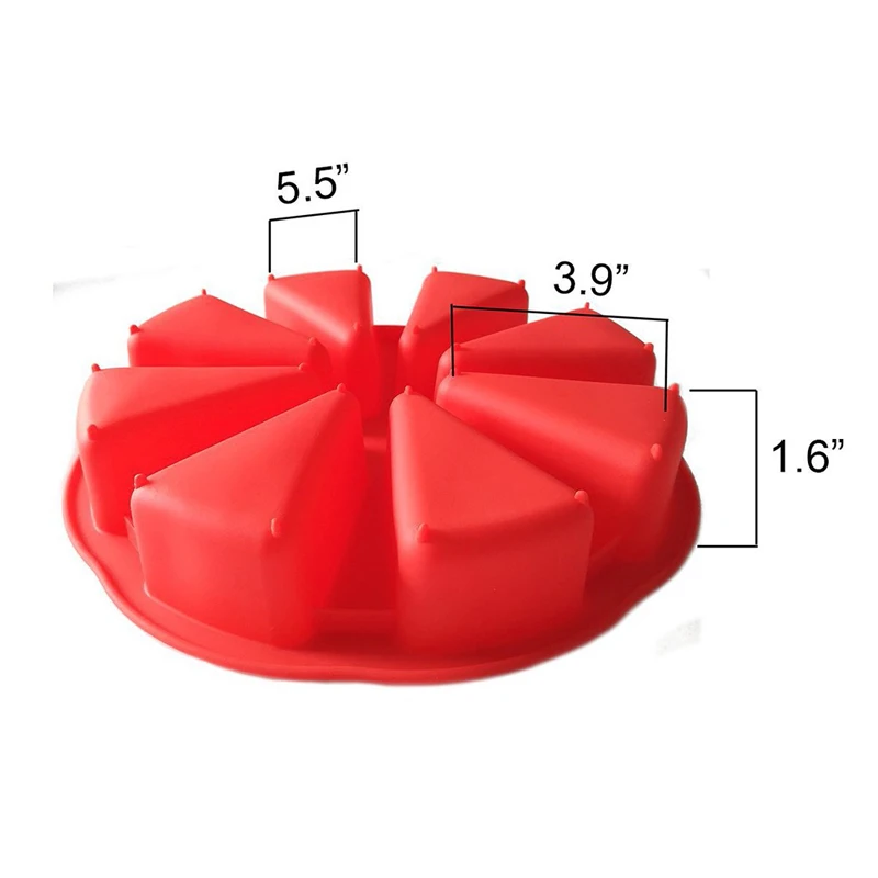 

8 Grids Cake Molds Silicone Baking Mold Chocolate Mold Multifunction Pizza Tray DIY Baking Tools Cake Decoration Kitchen Items