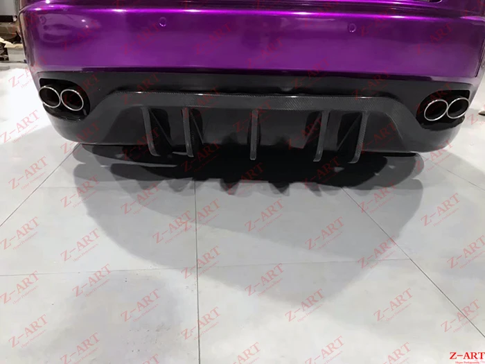 Z-ART GTR задний диффузор из углеродного волокна для Maserati Gran Turismo 2008- задняя губа из углеродного волокна для Maserati карбоновый задний подбородок