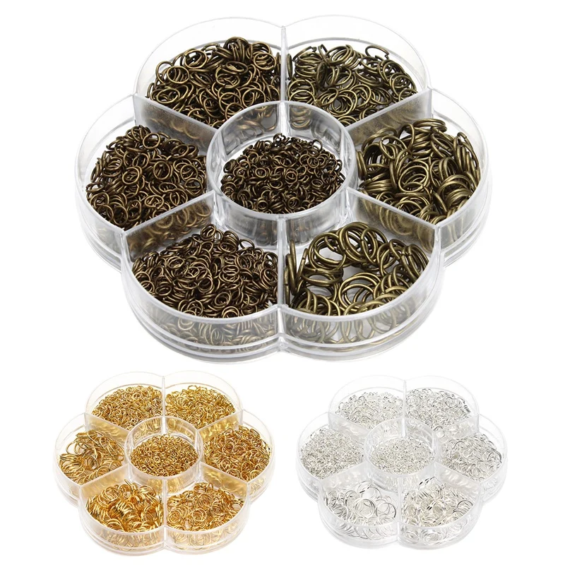 

1450 шт Круглые Диаметр 2-10 мм серьга в виде кольца соединители проводов закрытые кольца для изготовления ювелирных изделий DIY аксессуары