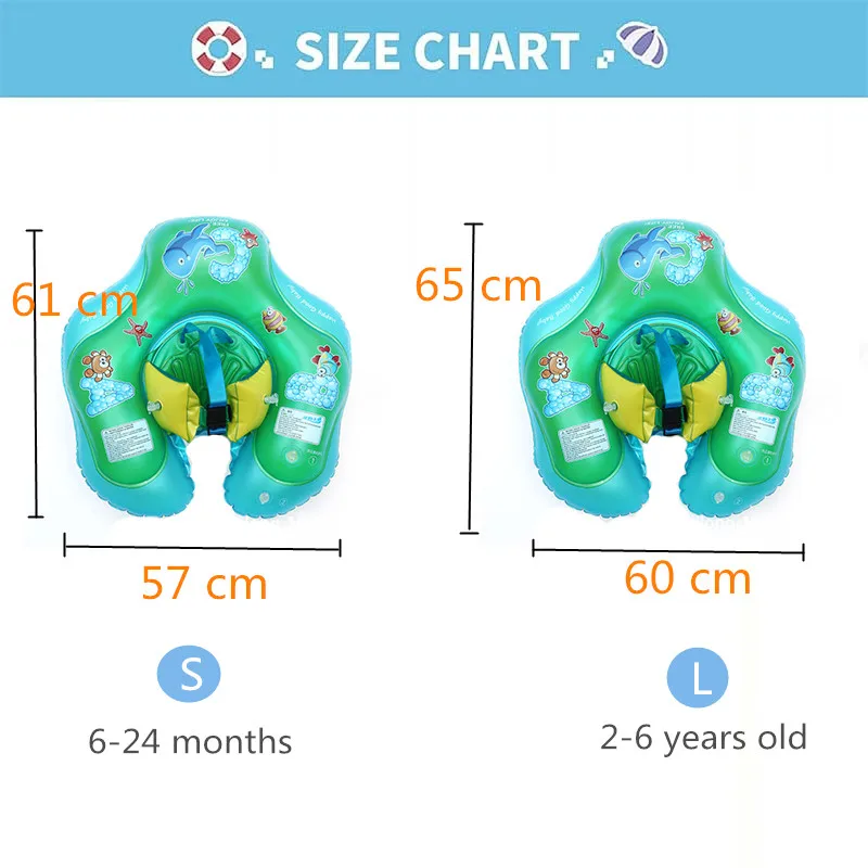 

Baby Swimming Ring Cartoon Inflatable Circle Infant Floating Kids Float Swim Pool Accessories Inflatables for Kids