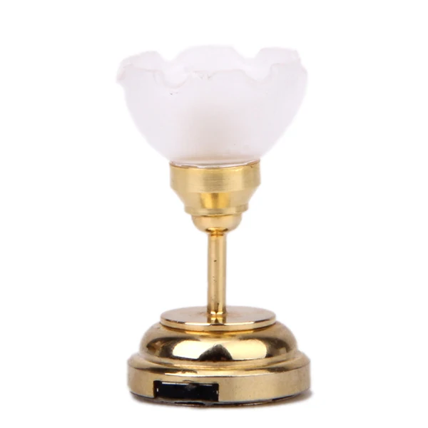 

1:12 Dollhouse Miniature LED Ceiling Lamp Model, Battery Powered, Dolls Family Furniture and Accessories