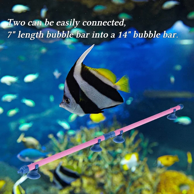 Аквариумный воздушный камень настенная трубка кислородный диффузор балка