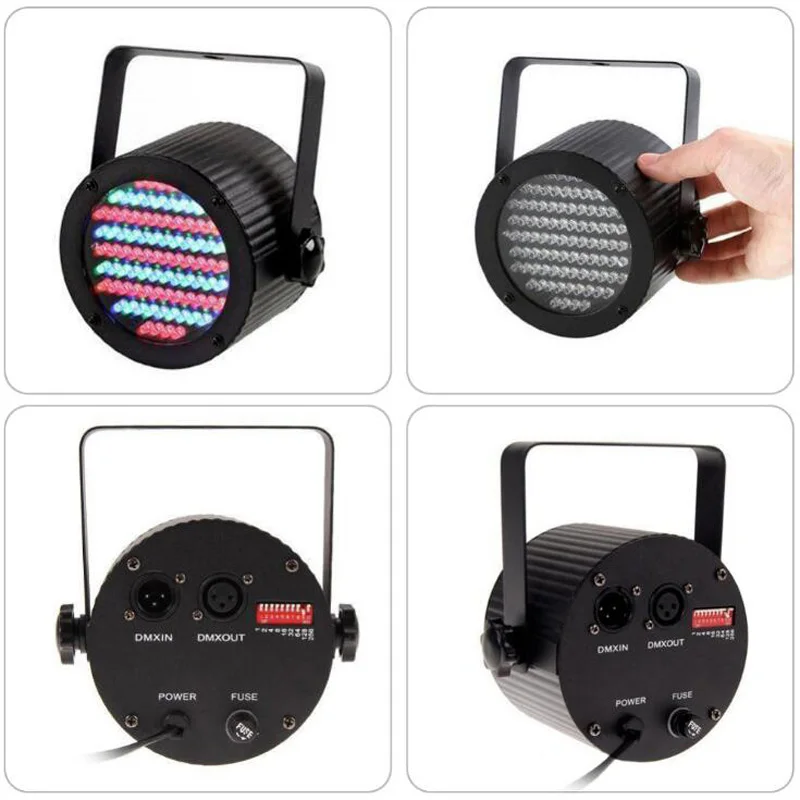 Полноцветные светодиодные диско огни Светодиодный луч стробоскоп RGB лазерный