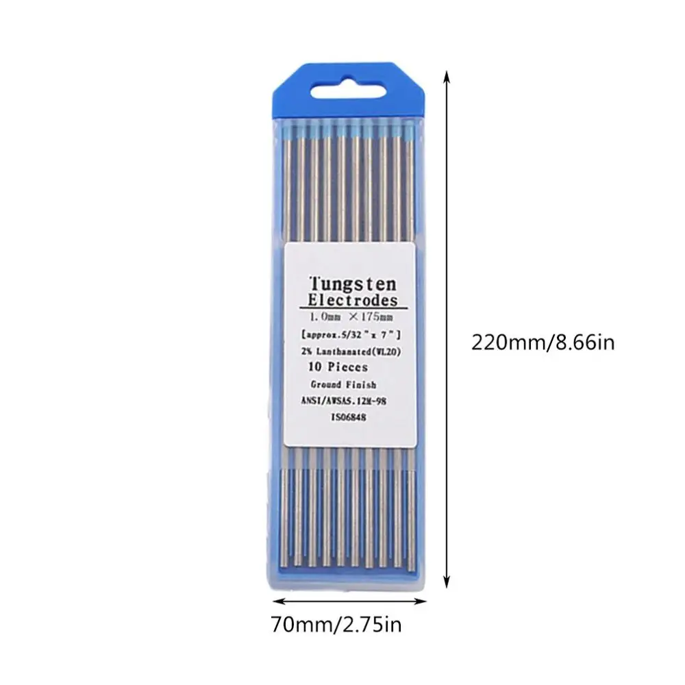 Вольфрамовая электродная головка WL20 синего цвета вольфрамовая игла/стержень для