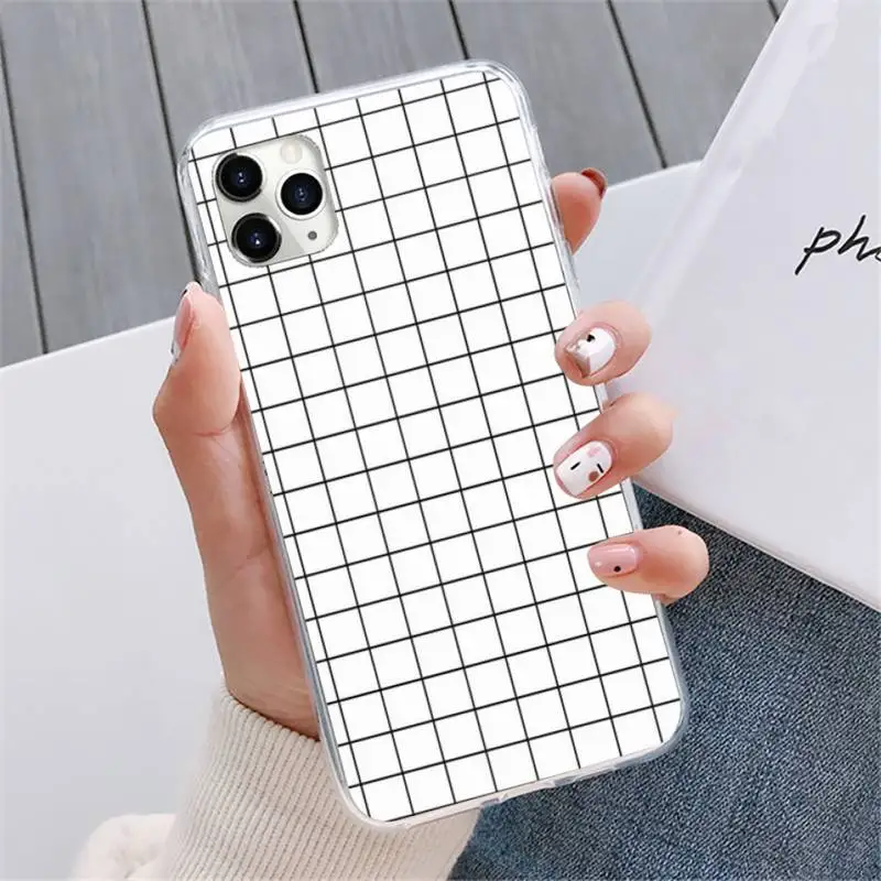 

Checkerboard Checkered Phone Case For iphone 12 5 5s 5c se 6 6s 7 8 plus x xs xr 11 pro max mini