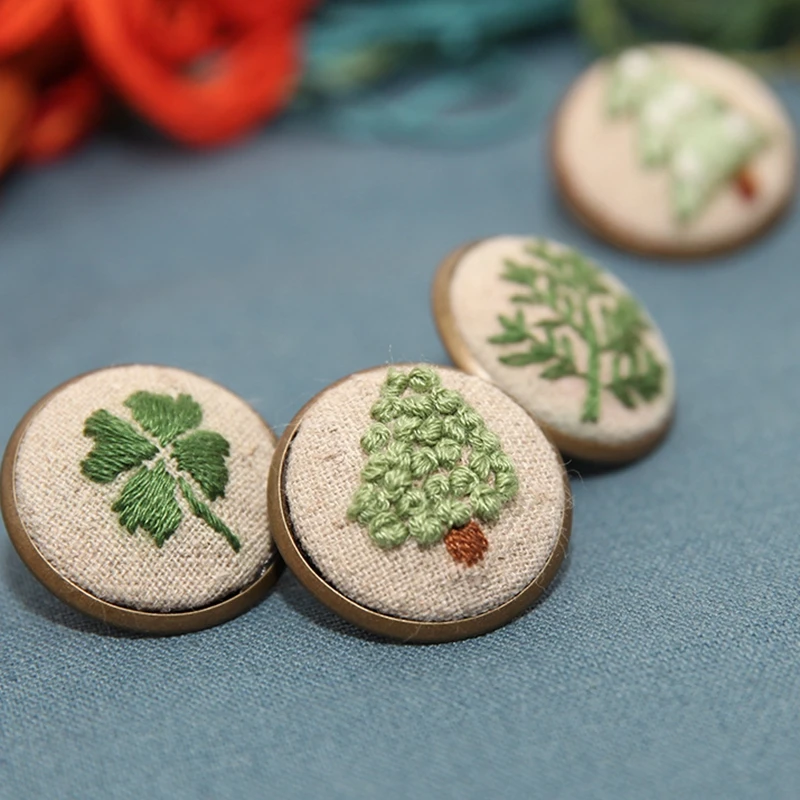 2 шт./лот DIY вышивка значок брошь для мужчин и женщин легкая в отделке лента
