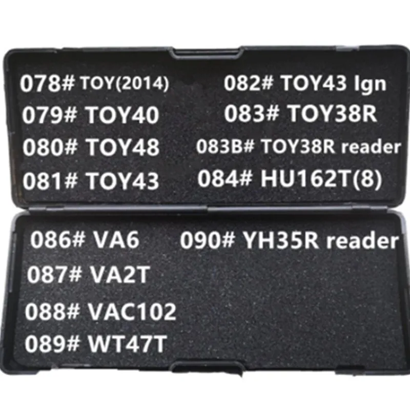 Слесарные инструменты Lishi 2 в 1 TOY2014 TOY40 TOY48 TOY43 TOY38R HU162T8 VA6 VA2T VAC102 WT47T YH35R reader |