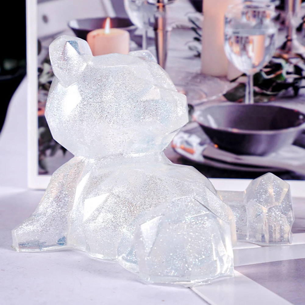

Geometric Bear Multi-Size Planet Ball Shape Epoxy Resin Silicone Mold Epoxy Resin Candle Plaster Mould Art Craft DIY Mould