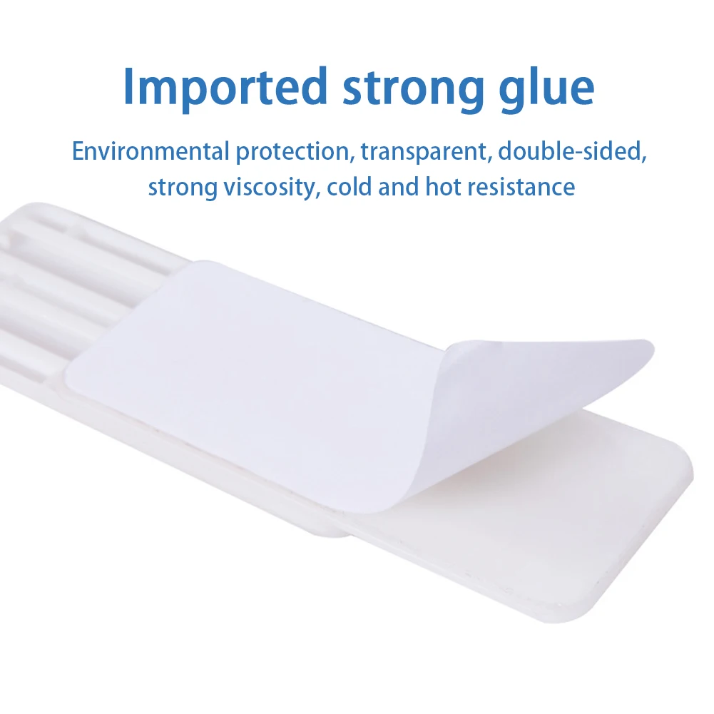 Фиксирующая патч панель держатель бесшовный для дома и офиса белый крепкий клей