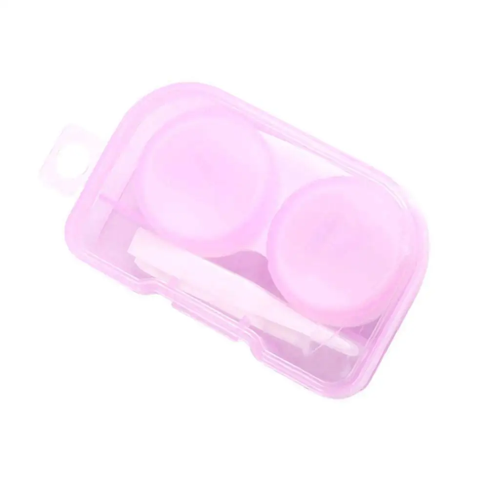 Чехол для контактных линз 1 шт. случайный цвет прозрачный Карманный Набор всех