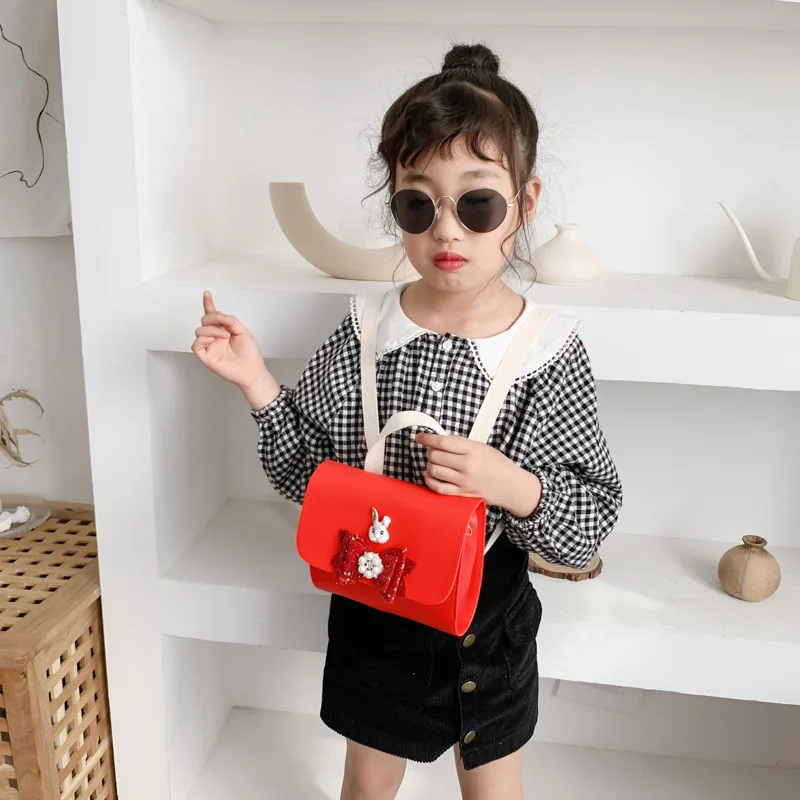 Детская школьная сумка с милым бантом мультяшный медведь кролик рюкзак из