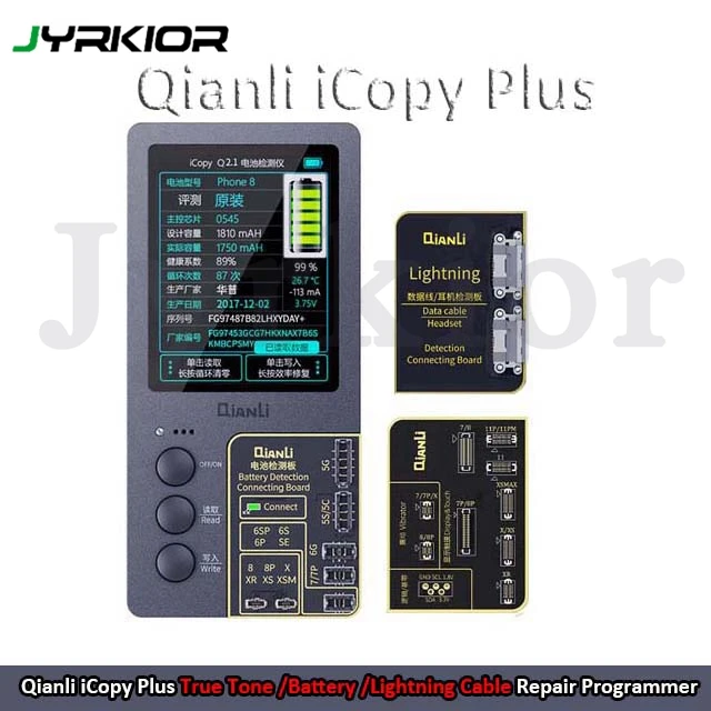 Тестер кабелей Qianli iCopy Plus батарея/Lightning ЖК экран истинный тон EEPROM