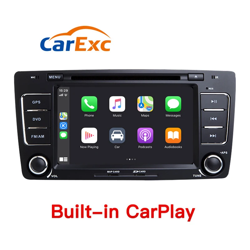 DVD плеер для Skoda Octavia II A5 Yeti Android 9 0 GPS навигация с CarPlay 2008 2009 2010 2011 2012 2013 автомобильный