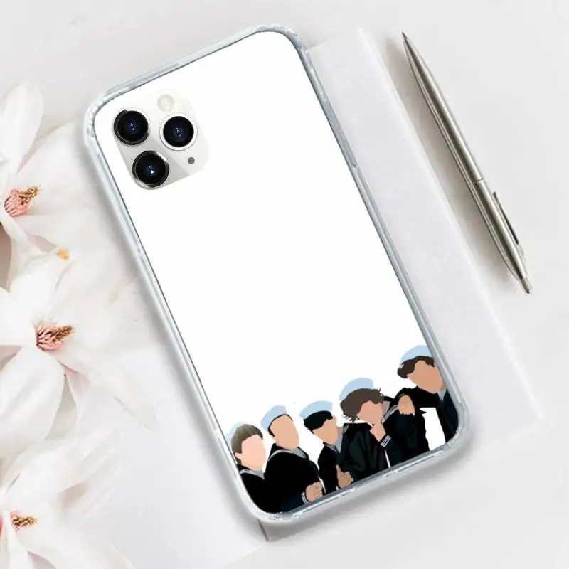 

One Direction Louis Tomlinson Phone Case Transparent for iPhone 11 12 mini pro XS MAX 8 7 6 6S Plus X 5S SE 2020 XR
