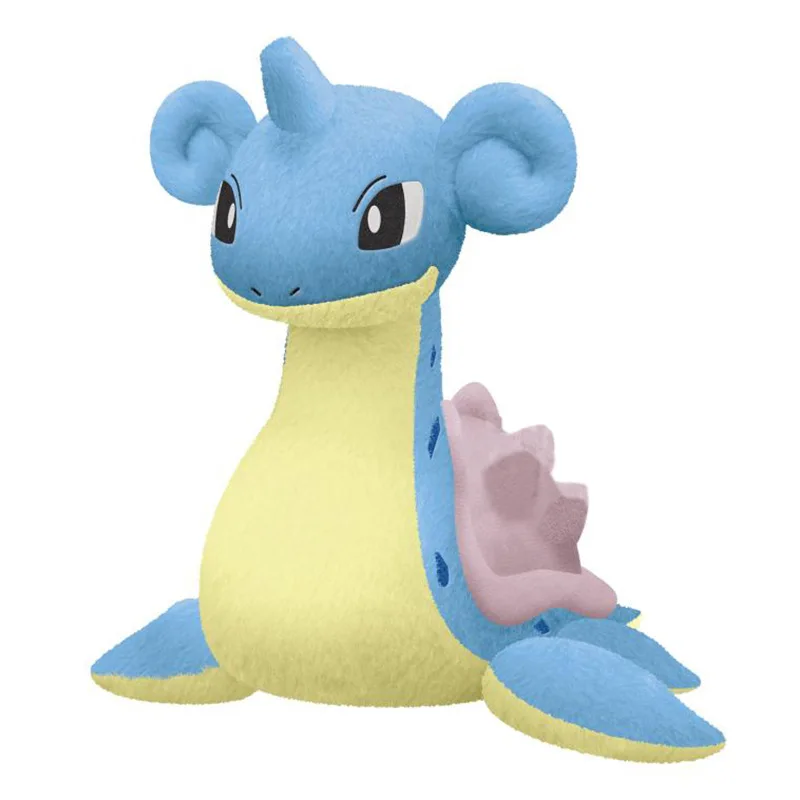 

TAKARA TOMY Pokemon Plush Doll New Pokemon Dragon FIgure Soft Lapras Chinldren Toys 25cm