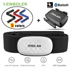 Ремешок для мониторинга сердечного ритма Meilan, Bluetooth 4,0 ANT + двухрежимный датчик, водонепроницаемый для велокомпьютера Wahoo Garmin Zwift XOSS
