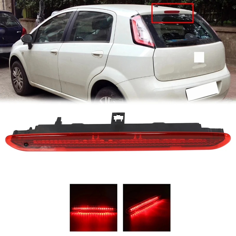 

Car Third Brake Light LED High Brake Light Rear Tail Light for Fiat Grande Punto 05-12 Abarth Grande Punto 08-12