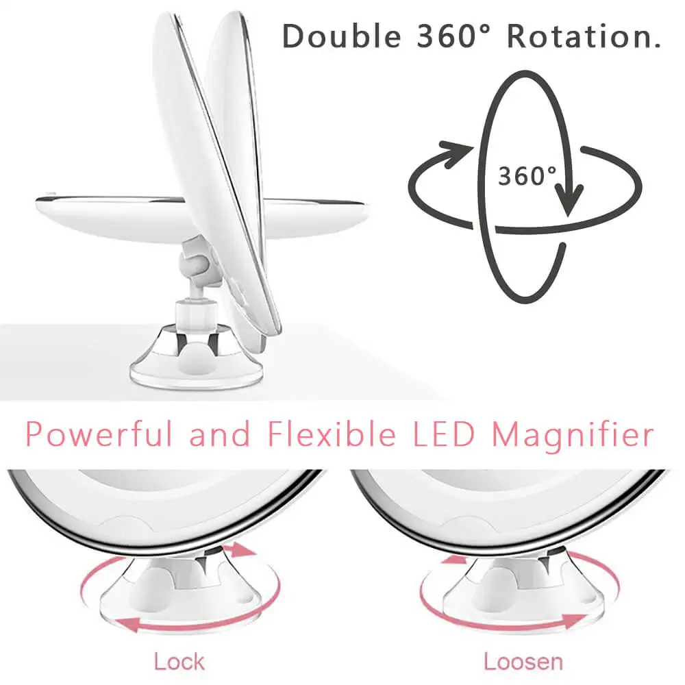 Светодиодная лампа для зеркала макияжа Портативный Миниатюрный светильник на