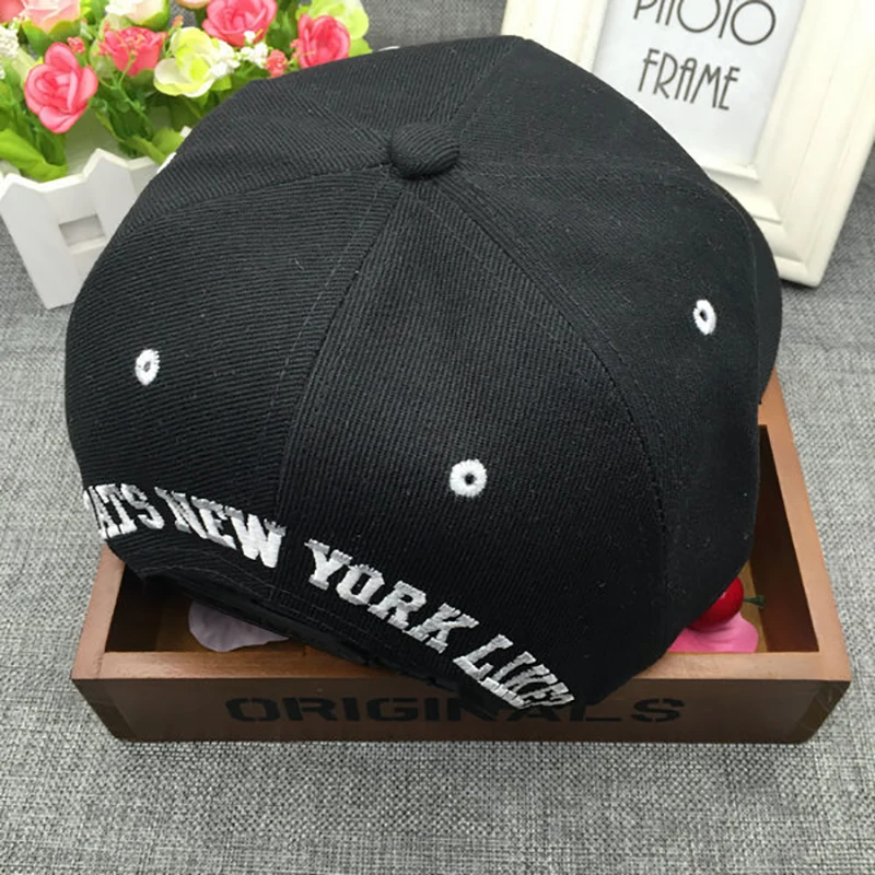 Новая мода мужские бейсболки бейсбольные шапки черно белые 1947 бруклинские буквы