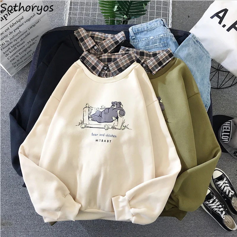 Толстовка Женская весенне-осенне-зимняя новинка 2020 женская Свободная большого