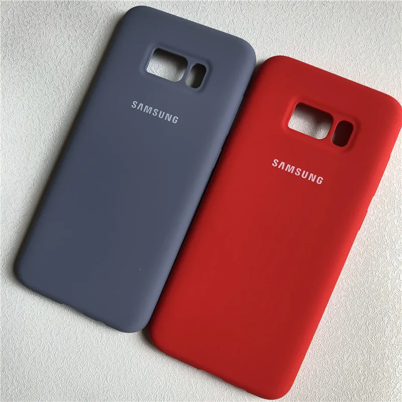 Чехол для samsung Galaxy s8 s8plus, закрытый силиконовый чехол, мягкий сенсорный, полный защитный чехол для Galaxy s8/8+ с коробкой